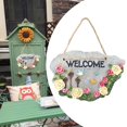 thumbnail image 3 of facefd Door Welcome Sign Decorative Front Door Patio Garden D with Letter Box, 3 of 9