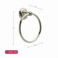 thumbnail image 2 of Liberty Hardware 228228 Porter Collection Towel Ring, Brushed Nickel, 2 of 3