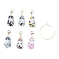 thumbnail image 7 of 6Pcs Cats Stitching Marker Charm Metal Stitching Marker Charm with Lobster Clasps for Knitting Weaving Jewelry, 7 of 7