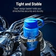 thumbnail image 3 of LEXIN LX-C3 Motorcycle Cup Holder with 360°swivel ball-mount, Large Handlebar Drink Holder with Basket, Metal Bike Mount for Motorcycle Passenger Fits Handlebar 0.87 inch to 1.25 inch, 3 of 3