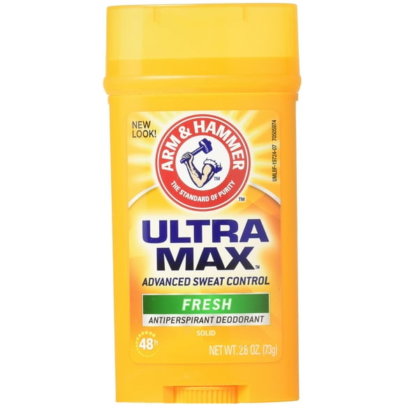 Arm & Hammer Ultra Max Fresh Scent Solid Antiperspirant Deodorant 2.6 oz (Pack of 6)