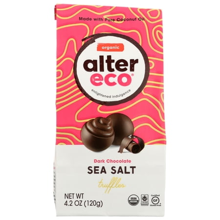 DARK CHOCOLATE SEA SALT TRUFFLES