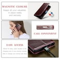 thumbnail image 6 of ETFAST Leather Phone Case Wallet With Card Holder For Samsung Galaxy A55 A35 A25 A15 A54 A34 A24 A14 A53 A33 A23 A13 A52 A32 A22 A12 A51 A50 A30 A20 A04S Leather Phone Case, 6 of 11