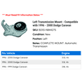 thumbnail image 2 of Left Transmission Mount - Compatible with 1996 - 2000 Dodge Caravan 1997 1998 1999, 2 of 2