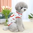 thumbnail image 3 of Pet Dog Vest Shirt, Cute Cartoon Print Summer Breathable Vest Costume, 3 of 5