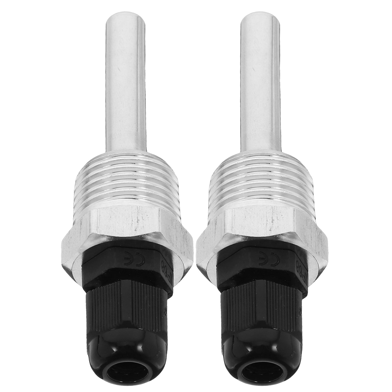 COMPUKAS 2Pcs Thermowells Protecting Sensor For Thermometers High Precision Measurement Stainless Steel