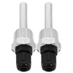 COMPUKAS 2Pcs Thermowells Protecting Sensor For Thermometers High Precision Measurement Stainless Steel