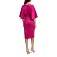 thumbnail image 2 of Theia womens  Kimono Satin Cocktail Dress, 8, Purple, 2 of 3