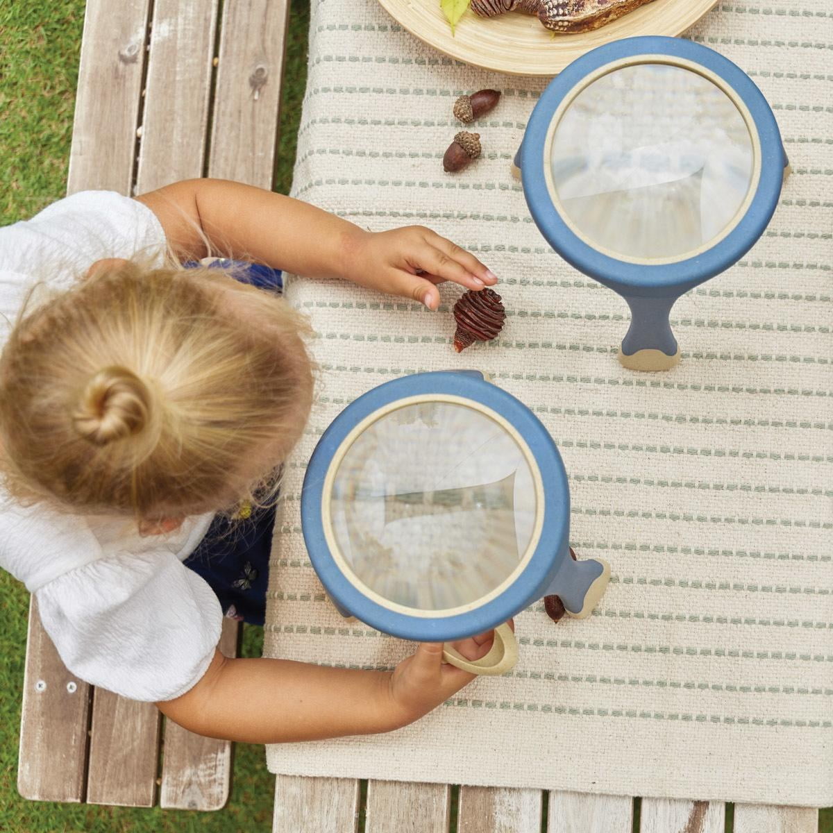 Kaplan Early Learning Company All-Weather Tabletop Magnifier - Set of 2