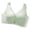 Green, variant on biudgviw No Underwire Bras for Women Wireless Lace V Neck High Support Push up Bras Front Trim Comfort Full Coverage Bras