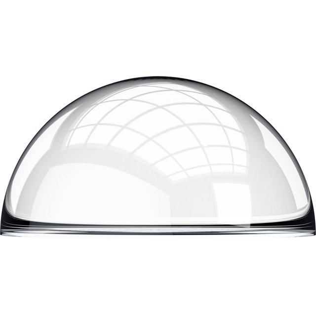Demi-Sphère en Acrylique/plexiglas (Cabochon) - Transparent/transparent - 1 Pouces (Lot de 20)
