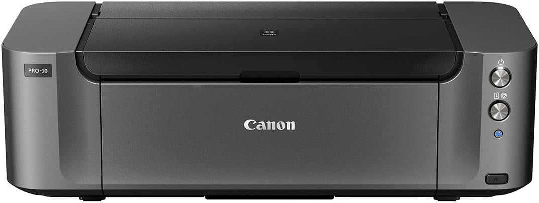Restored Canon PIXMA PRO-10 Wireless Color Professional Inkjet Photo Printer with Wi-Fi Connectivity Technology (Refurbished)