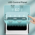thumbnail image 3 of Havato 5000 BTU(8000 ASHRAE) Portable Air Conditioner, Covers up to 150 Sq. Ft., Integrating Dehumidification, Fan and Refrigeration, 24-Hour Timer, White, 3 of 7