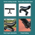 thumbnail image 7 of Dujiujun 1 Set Kids Bike Seat Front Mounted Bike Seat Handlebar Foot Pedal Detachable Toddler Child Road Mountain Bicycle Front Seat Bike Accessories, 7 of 7