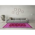 thumbnail image 3 of Ahgly Company Indoor Round Persian Pink Traditional Area Rugs, 4' Round, 3 of 4