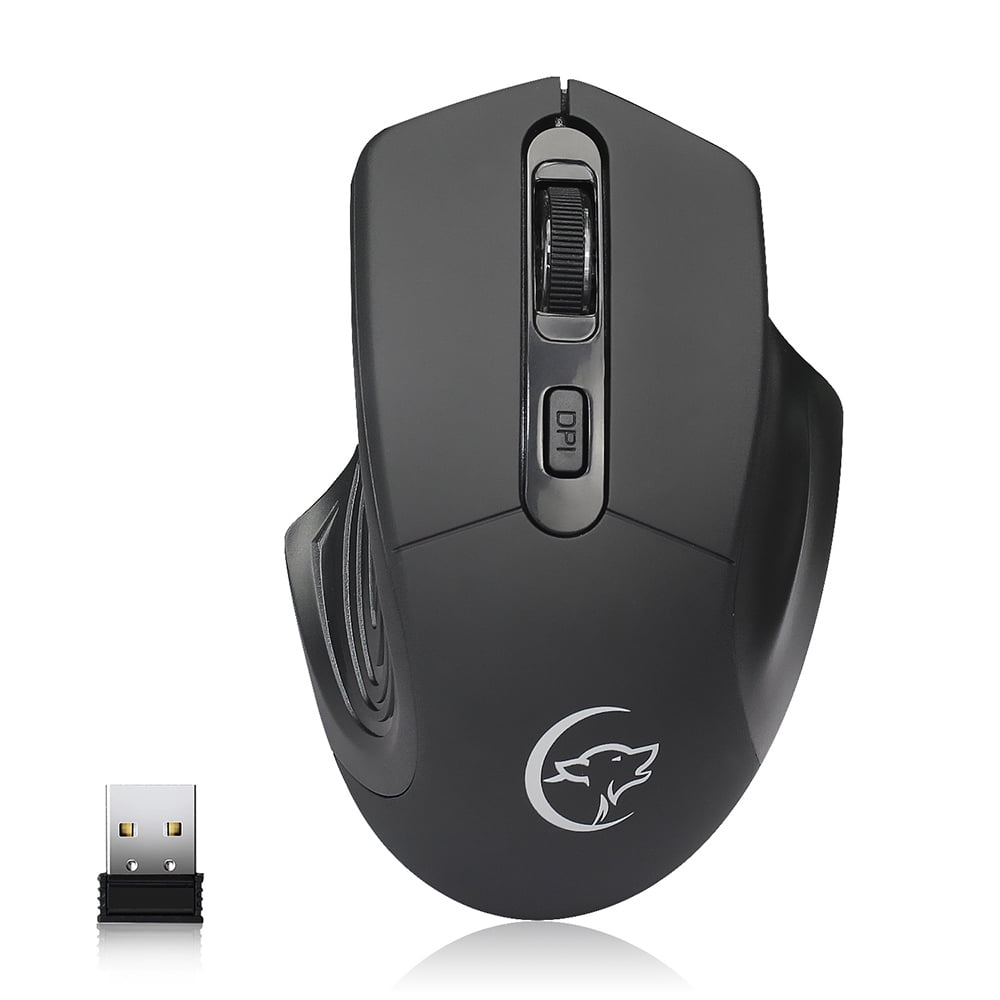 YWYT G838 2.4GHz Wireless Mouse Gaming Mouse 2400DPI Optical Mouse Ergonomic Wireless Mouse for Desktop Laptop