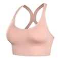 thumbnail image 1 of Toystoory Sujetador de Yoga para mujer, deportes, sujetador con relleno con aumento, camisetas sin mangas, chaleco, entrenamiento, Fitness, Uniforme atlético Rosado METRO, 1 of 6