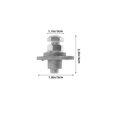 thumbnail image 2 of OULII Vis de Table de Piscine 1 Pcs Argent pour Réglage Fin en Usage Récréatif, 2 of 8