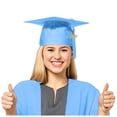thumbnail image 5 of Cap Graduation Blue Graduation Cap with Tassels 2026 Graduation Decorations, 5 of 5