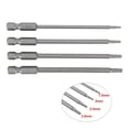 thumbnail image 2 of 4Pcs 1/4 Hex Shank Magnetic Head Screw Driver Screwdriver Bit 1.5/2.0/2.5/3.0Mm 4Pcs, 2 of 9