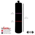 thumbnail image 3 of LeLuv® Ultima Penis Pump, Silver Handle with Black Ergonomic Silicone Grips, Clear Hose + Gauge, 9" Length x 1.9" Thick-Walled Cylinder, 3 of 10