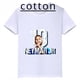 thumbnail image 2 of Camiseta de algodón blanca informal de verano con estampado de avatar de Neymar para niños y niñas, camiseta deportiva de manga corta, 2 of 5