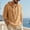 Orange, variant on Men's Linen Hoodies Casual Button Long Sleeve Hoodie Shirt Pullover Tops Clothes with Drawstring Navy XXXL Fashion