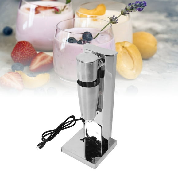 Electric Drink Mixer, 180W Stainless Steel Rotatable Blade Microswitch Quiet Motor Milkshake Maker Machine with 800ml Cup for Coffee Shops