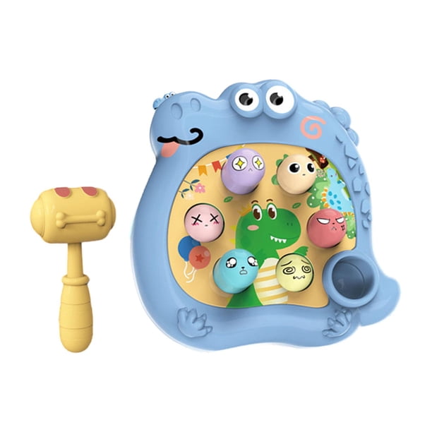 Juego de golpe para niños, juguetes educativos de desarrollo, juego de arcade de golpeteo para niños Azul