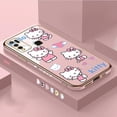 thumbnail image 3 of Funda enchapada de Hello Kitty de dibujos animados para Motorola Moto G60, G53, G52, G50, G40, G30, G22, G10, G9, G8, E20, E7, E7I, Power Plus Play Cover, 3 of 5