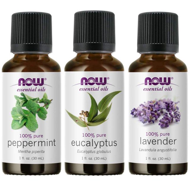 Aceite esencial NOW Foods Variety Pack 3, mezcla pura y natural