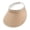 Beige, variant on Women's Wide Brim Sun Visor - Lightweight UV Protection Cap with Curved Brim, Adjustable Empty Top Hat for Outdoor Sports, Beach, Fishing & Hiking Light Blue
