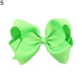 thumbnail image 4 of Lovely Baby Toddler Girl Little Princess Big Bow Grosgrain Ribbon Hair Clip Gift, 4 of 9