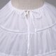 thumbnail image 2 of Vestido de novia vintage blanco largo con 6 aros y Enaguas completas, 2 of 4