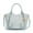 BM Light Blue, variant on Fula Tote Bag for Women, Vegan Leather Top-Handle Shoulder Bag Crossbody Bag Handbag Purse By Mia K- Gray