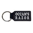 thumbnail image 3 of Keychain - Rectangle - Occams Razor - Leather, 3 of 4