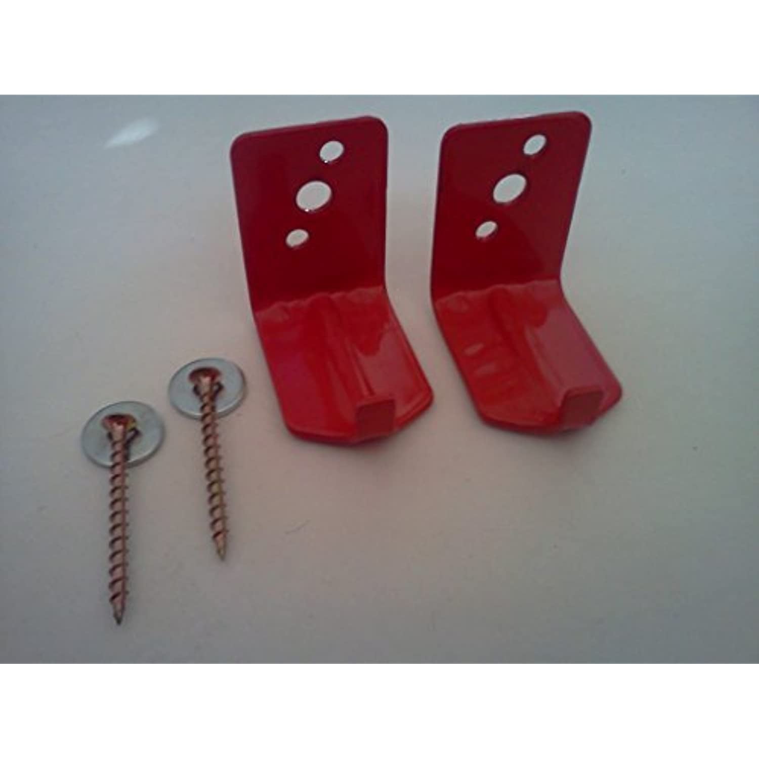 2 Universal Fire Extinguisher Wall Hook, Mount, Bracket, Hanger for 10 to 15lb. Extinguisher