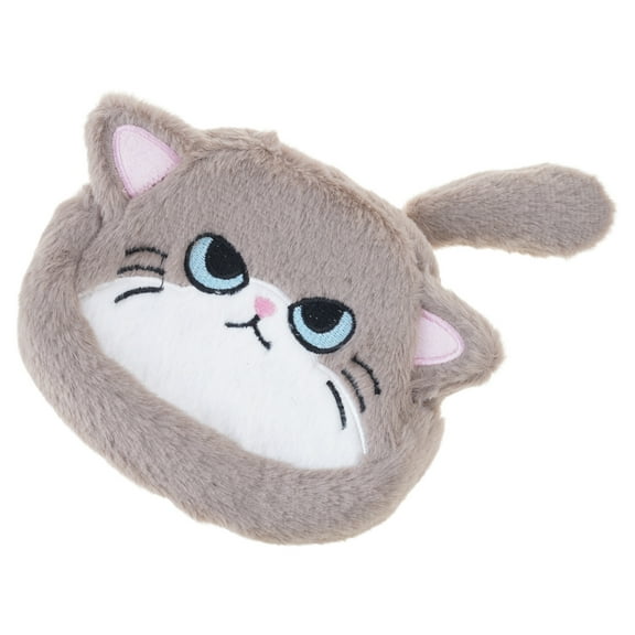 RUISINERY Cats Shaped Coin Purse,Plush Coin Pouches, lovely Wallet with Zippers,Small Change Purse for Women Portable Cosmetic Bag