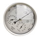 thumbnail image 1 of 1 Uds termómetro higrómetro montado en la pared y de instrumentos meteorológicos blanco plateado kusrkot Higrómetro de temperatura, 1 of 8