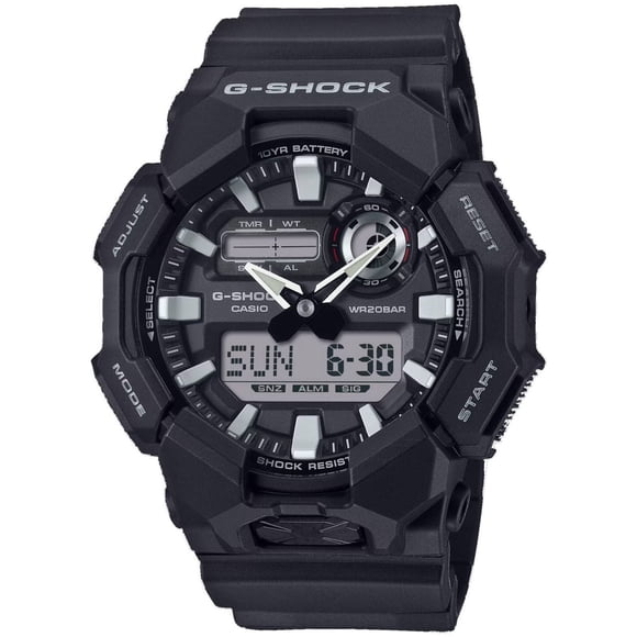 Casio GA010-1A Men's G-Shock Black Strap Analog-Digital Watch