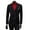 Black, variant on 3 Pcs/Set Business Suit 3 Piece Set Slim Fit Zipper Solid Color Men Formal Suit for Evening Prom