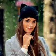 thumbnail image 2 of Women Cat Ear Beanie Hat Wool Braided Knit Trendy Winter Warm Cap, 2 of 6