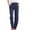 Dark Blue, variant on MuZeFu Wide Leg Jeans for Women Long Fashion Womens Casual Solid Color Elastic Loose Pants Straight Wide Leg Trousers Pants