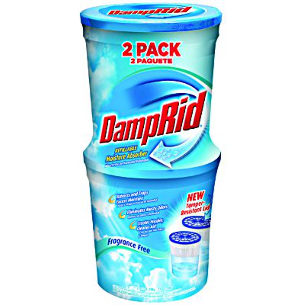 Damp Rid FG60 Moisture Absorber Refillable 2 Pack