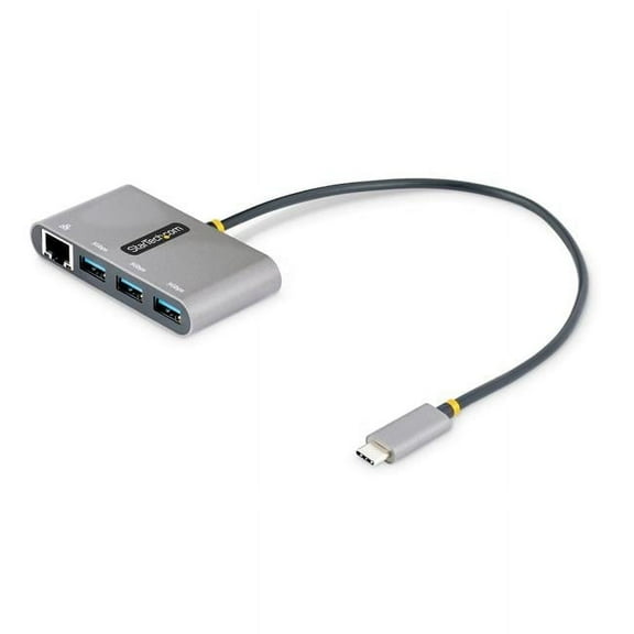 3-Port USB-C Hub with GB Ethernet