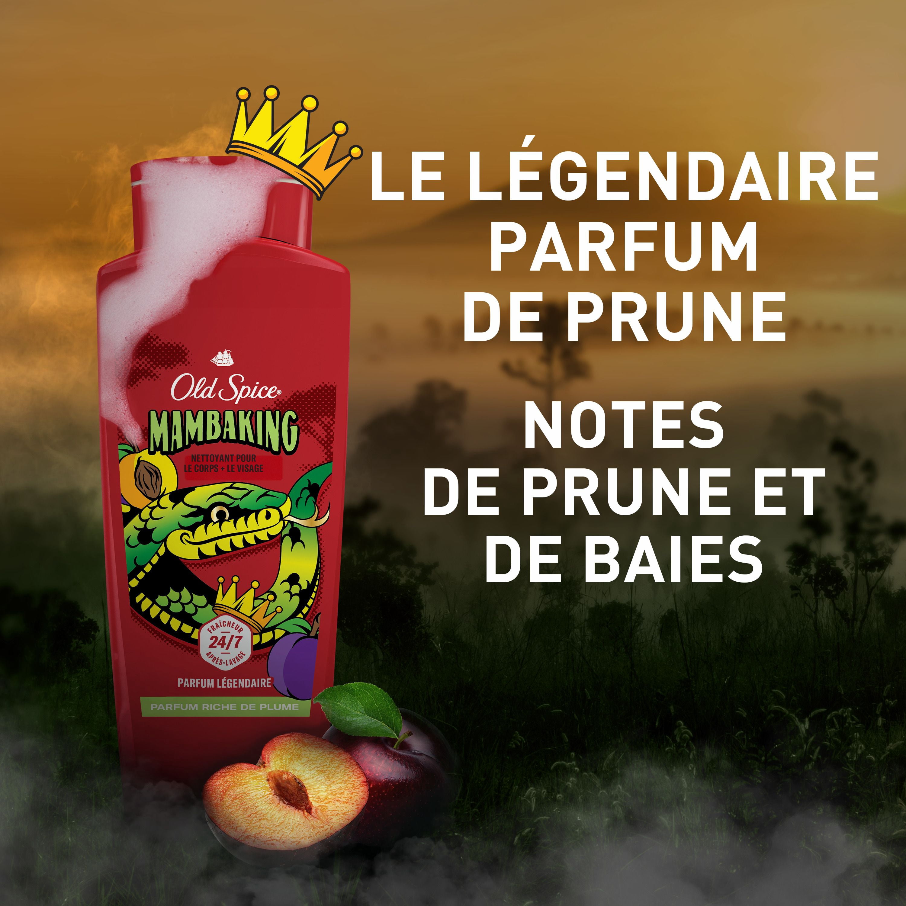 Old Spice Gel Douche pour Hommes, MambaKing