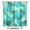 White-201, variant on Hawaiian Print Shower Curtain with Tropical Floral and Jungle Leaves, Waterproof Polyester, Machine Washable, Hooks Included, Great for Resort and Home