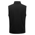 thumbnail image 2 of Mens Softshell Vest Fleece Windproof Water Resistant 6 Pockets for Hiking Black S, 2 of 8