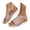 Light Pink, variant on Dakaela Espadrille Wedge Sandals for Women Strappy Slingback Platform Slip on Shoes Comfortable Open Toe Summer Beach Walking Sandal Black Size 6.5