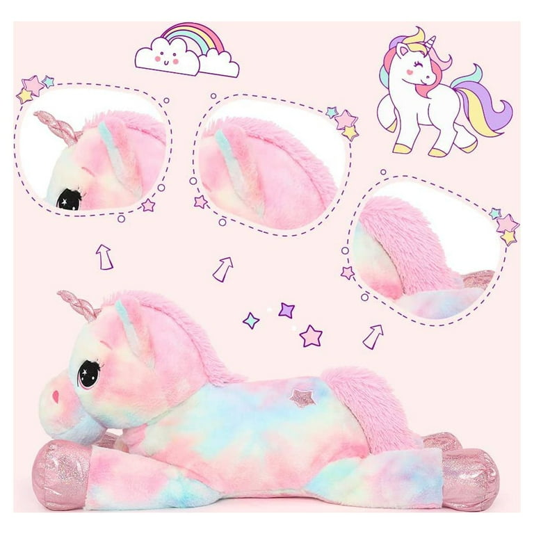 Giant unicorn sales stuffed animal walmart